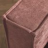Ecksofa Ottomane rechts Geflechtstoff 266x150x80 rosa FINN Bild 5