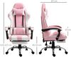 Bürostuhl 64 x 67 x 119-127 cm höhenverstellbar mit Fußstütze, Gaming-Design, 1 St. Bild 2