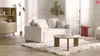 Vente-unique - INIZOR Sofa Stoff Grau - B 101 cm x H 85 cm x L 168 cm Bild 1