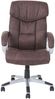 Mendler 'HWC-A71' Chefsessel, Stoff / Textil Wildleder-Optik vintagebraun, max. 120 kg, FSC® Bild 3