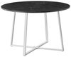 B&D home Esstisch NOA, Metallgestell schwarz oder weiß, rund, 110x110cm, platzsparend Bild 5