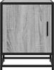 vidaXL Nachttische 2 Stk. Grau Sonoma 40x31x50 cm Holzwerkstoff Metall 848716 Bild 5