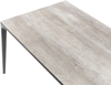 Gartentisch SOVARETO 180 cm 90 cm Holzoptik Hellgrau Bild 5