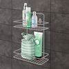 METALTEX 403312000 Reflex LUXY 2-etagiges Regal 26 x 13 x 35 cm Chrometherm Bild 2