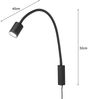 Fischer & Honsel 30498 LED Bettleuchte Flex Justi sandschwarz 3000K Bild 4