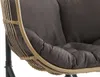 Vente-unique - LISSANDRA Leisure furniture for garden HarzMetall GrauBeige - B 106 cm x H 194 cm x L 150 cm Bild 5