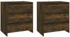 vidaXL 3-tlg. Sideboard Räuchereiche Holzwerkstoff [3098070] Bild 3