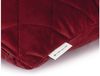 Tom Tailor Zierkissenhülle FrenchVelvet Quilt rot 45x45cm Bild 4