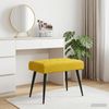 vidaXL Bank mit Knopfheftung Gelb 60 x 40 x 45 cm Samt 42038508 Bild 3