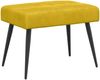 vidaXL Bank mit Knopfheftung Gelb 60 x 40 x 45 cm Samt 42038508 Bild 2