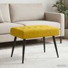 vidaXL Bank mit Knopfheftung Gelb 60 x 40 x 45 cm Samt 42038508 Bild 4