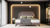 Selsey 'Loreo' Boxspringbett mit Bettkasten, Chenille-Bezug, hellbraun, 140x200 cm Bild 3