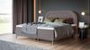 Selsey 'Loreo' Boxspringbett mit Bettkasten, Chenille-Bezug, hellbraun, 140x200 cm Bild 2