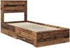 vidaXL Bettrahmen mit Kopfteil Altholz 100 x 200 cm Holzwerkstoff 3410025 Bild 4