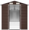 vidaXL Gartenhaus Braun 191x640x198 cm Verzinkter Stahl 3188270 Bild 5
