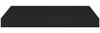 vidaXL Schweberegale 4 Stk. Schwarz 50x23x3,8 cm MDF 323831 Bild 4
