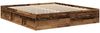 vidaXL Bettgestell ohne Matratze Altholz-Optik 200x200cm Holzwerkstoff 3328869 Bild 4
