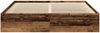 vidaXL Bettgestell ohne Matratze Altholz-Optik 200x200cm Holzwerkstoff 3328869 Bild 5