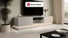 Vente-unique - DEVIKA TV unit Holz, Platte BeigeWeiß - B 40 cm x H 44 cm x L 190 cm Bild 2