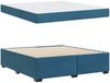 vidaXL Bettrahmen mit Matratze Dunkelblau 180 x 200 cm Stoff 3399306 Bild 4