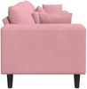 vidaXL Sofa Rosa 250 x 77 x 76 cm Samt 3335156 Bild 5
