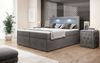 Boxspringbett Amelie mit LED und Stauraum 140x200 Grau H3 (70-100kg) Bild 4