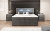 Boxspringbett Amelie mit LED und Stauraum 140x200 Grau H3 (70-100kg) Bild 3