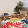 Tapiso Outdoorteppich PATIO, rund, Höhe: 6 mm, Wasserfester Outdoor Teppich, pflegeleicht & robust Bild 3