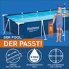 Bestway 'Steel Pro' Frame Pool, inkl. Filterpumpe, Stahl / Kunststoff blau, 400 x 211 x 81 cm Bild 2