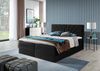 99rooms Lazzaro Boxspringbett Kunstleder SOFT Schwarz 120x200 cm Bild 1