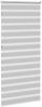 vidaXL Doppelrollo Hellgrau 105x230 cm Stoffbreite 100,9 cm Polyester 4014496 Bild 4