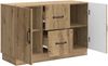 vidaXL Sideboard Artisan-Eiche 89 x 34,5 x 57 cm Holzwerkstoff 895354 Bild 3