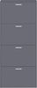 VCM Schuhschrank Sulos 920233 Anthrazit H. 144 x B. 59 x T. 17 cm Bild 2