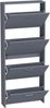 VCM Schuhschrank Sulos 920233 Anthrazit H. 144 x B. 59 x T. 17 cm Bild 3
