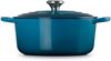 Le Creuset Signature Gusseisen-Bräter mit Deckel, Für alle Herdarten und Induktion geeignet, Rund, Deep Teal, 26,0 cm, 5.3 Bild 3