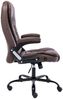 vidaXL Bürostuhl Dunkelbraun Wildleder-Optik 20577 Bild 3