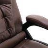 vidaXL Bürostuhl Dunkelbraun Wildleder-Optik 20577 Bild 5