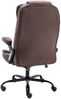 vidaXL Bürostuhl Dunkelbraun Wildleder-Optik 20577 Bild 4