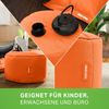 Green Bean® Sitzsack-Hocker 45x25cm mit EPS-Perlen Füllung - Sitz-Pouf für Sitzsäcke - Sitzhocker für Kinder und Erwachsene - Orange Bild 2