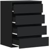 vidaXL Kommode Schwarz 60x41x76 cm Holzwerkstoff 852871 Bild 5