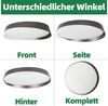 ZMH LED Deckenleuchte Rund 41.5CM Modern Design mit Fernbedienung, LED fest integriert, Tageslichtweiß, 36W Bild 4