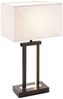 casa NOVA Smarte LED-Leuchte casa NOVA LED-Tischleuchte DOMO BHT 20x55x32 cm weiß, Warmweiß Bild 2