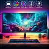 Clanmacy LED-Lichterkette LED Streifen USB PC Backlight TV 5050SMD LichtBand Beleuchtung Stripe Bild 3