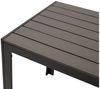 DEGAMO Gartentisch SORANO, 70x125 cm rechteckig, Alu anthrazit + Kunstholz grau Bild 2
