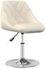 vidaXL Esszimmerstühle 2 Stk. Drehbar Creme Samt 335282 Bild 3