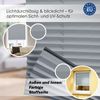 DomDeco Plissee Premium Plissee ohne Bohren, Sichtschutz, lichtdurchlässig, blickdicht, Klemmfix, Klemmfix, UV-beständig, modernes Design, stufenlos Bild 3