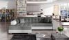 ELTAP 'Sorento', Ecksofa, Eckcouch, Dunkelgrau / Hellgrau, 78 x 194 x 296 cm, Links Bild 2