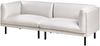Beliani 'VORGOD' Sofa 3-Sitzer, Stoff hellbeige, 221 x 84 x 76 cm Bild 4