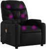 vidaXL Massage-Relaxsessel, Kunstleder, Schwarz 3206052 Bild 2