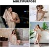 KinHwa Mikrofaser Badetuch groß XXL 76x152cm 2er Pack Schnelltrocknend Bild 5